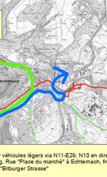 N11 - Echternacherbrueck: Accident de travail - Pont frontalier restera fermé