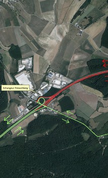 A1: travaux entre l’échangeur Potaschberg et l’échangeur Mertert