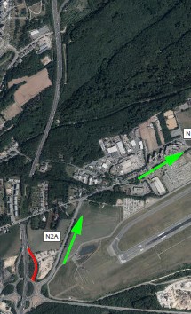 A1: Fermeture de la bretelle d’accès