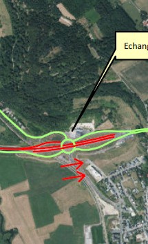 A7: Chantier entre l'échangeur Lorentzweiler et l'échangeur Schoenfels