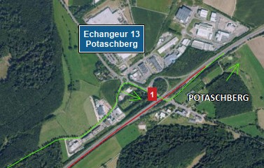 A1:Réfection de la couche de roulement entre l’échangeur Flaxweiler et l’échangeur Potaschberg