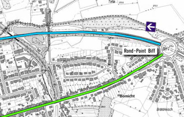 N31: Chantier entre Bascharage et Lamadelaine