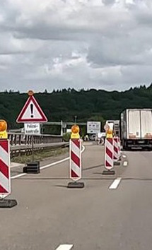 A8/A13: Temporäre verkehrliche Einschränkungen im Bereich der Moselbrücke bei Schengen (11-12.09.2025)