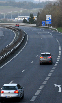 A1: Renouvellement de la couche de roulement entre l’échangeur Mertert et l’échangeur Wasserbillig (10-13.10.2025)