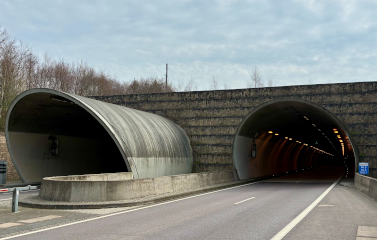 Autoroute A7: levée des mesures préventives dans le tunnel Stafelter dans la nuit du 23 au 24 mars 2026