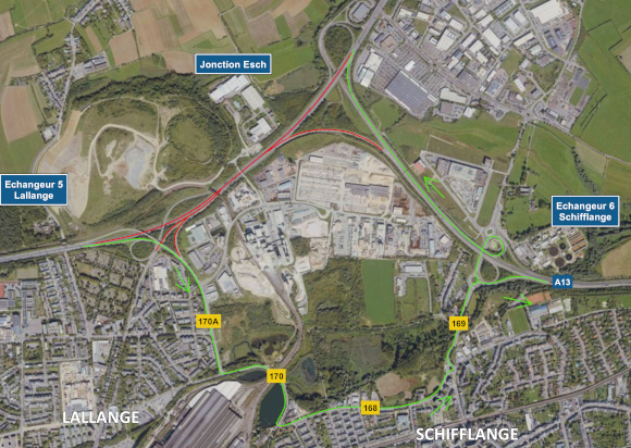 Renouvellement de la couche de roulement sur l’autoroute A4 entre l’échangeur Lallange et la jonction Esch (25-27.04.2026)
