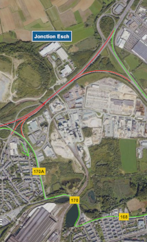 Renouvellement de la couche de roulement sur l’autoroute A4 entre l’échangeur Lallange et la jonction Esch (25-27.04.2026)