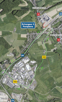 A4: Chantier sur l’échangeur Pontpierre de l’autoroute (11-13.07.2026)